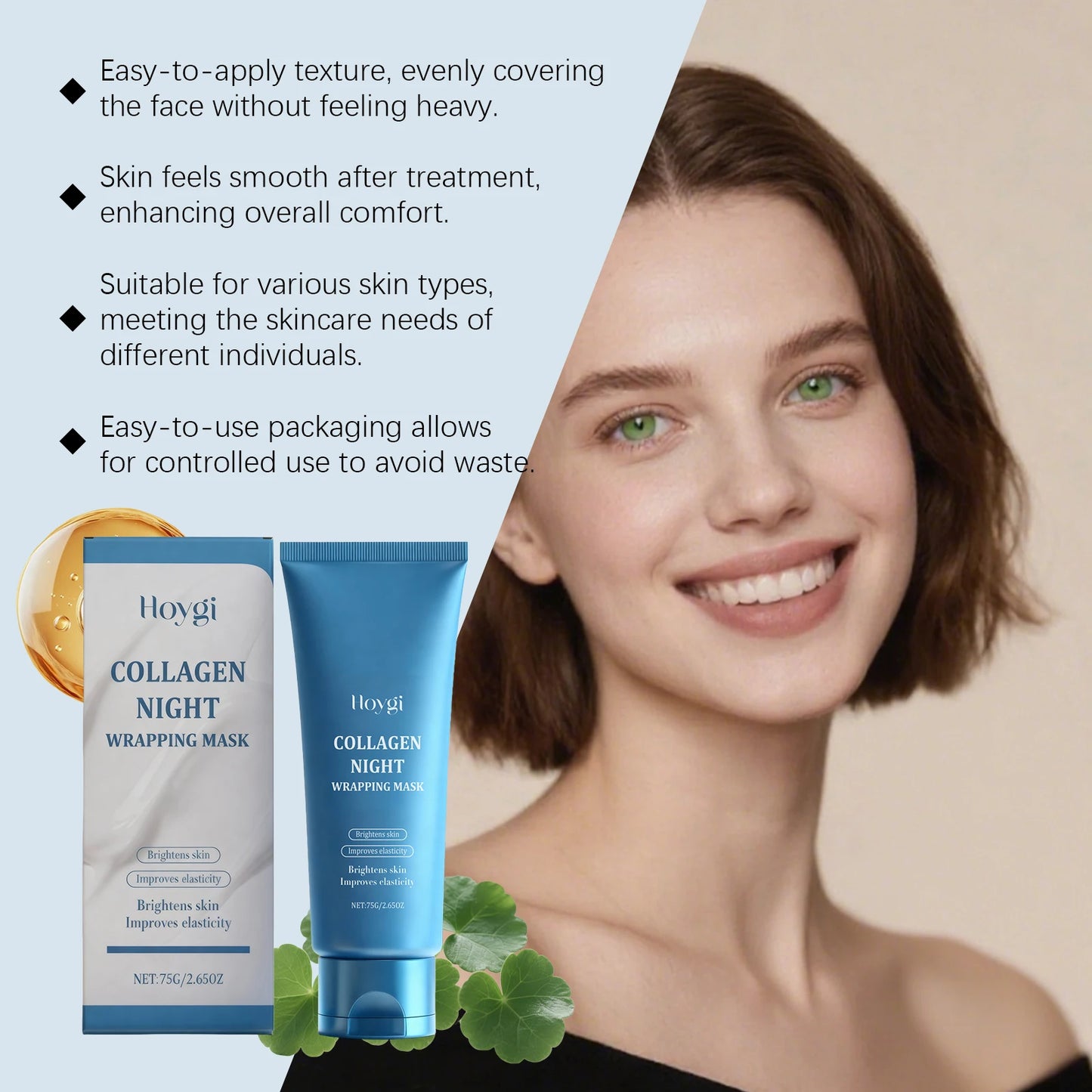 Collagen Peel-Off Face Mask | Hyaluronic Acid & Centella Asiatica