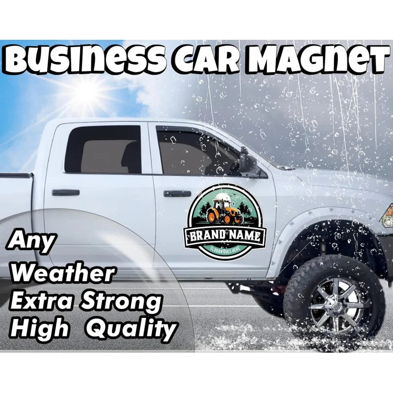 Custom Car Magnet Signs – Personalized Logo & Ad Decals