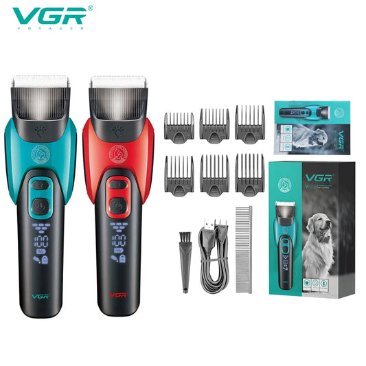 VGR 208 Pet Shaver Sharp Blade Deep Cleaning Hair Trimmer Safe and Reliable USB Pet Hair Removal Electric Push Cutting Razor Peaceful Pleasures Health and Wellness