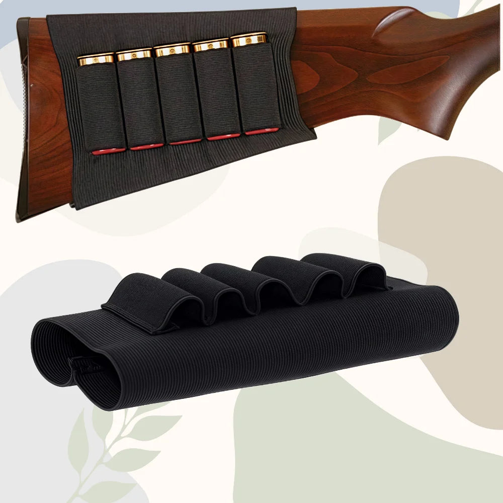 Hunting Shotgun Cartridge Belt Airsoft Magazine Pouch Tactical 5 Shotgun Shell 12 / 20GA Bandolier Gauge Ammo Holder bag Peaceful Pleasures Health and Wellness
