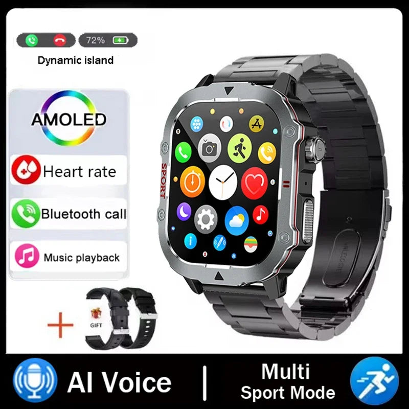 COTAUL Military Smartwatch Men | 2.19" BT Calling Fitness Tracker