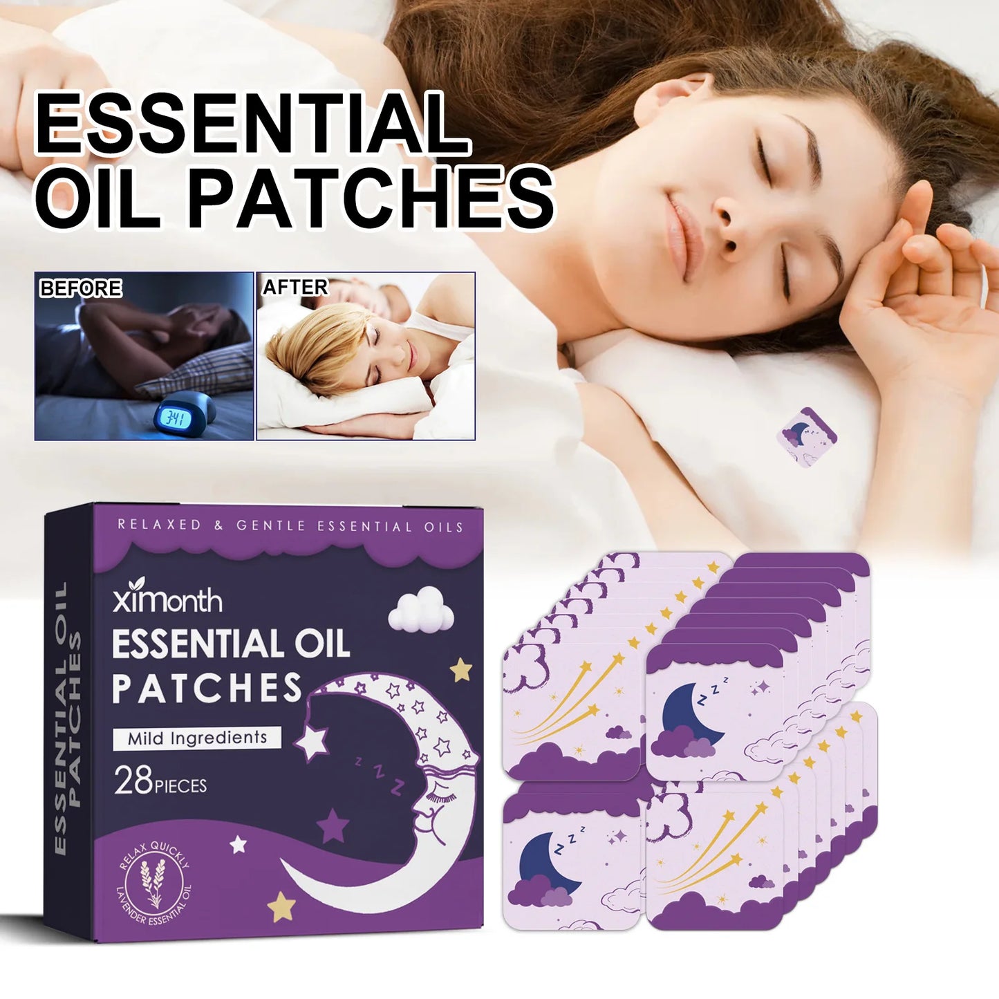 Plant-Based Sleep Patches | Nighttime Relaxation Support