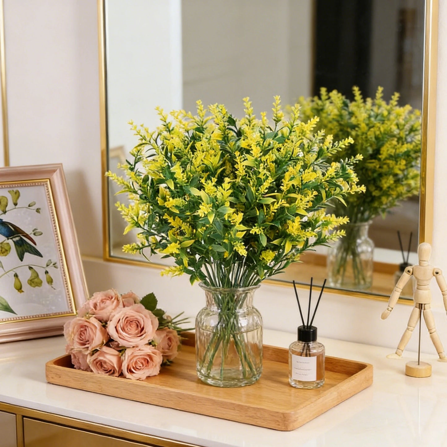 Artificial Lavender Bouquet | Plastic Flowers Home & Wedding