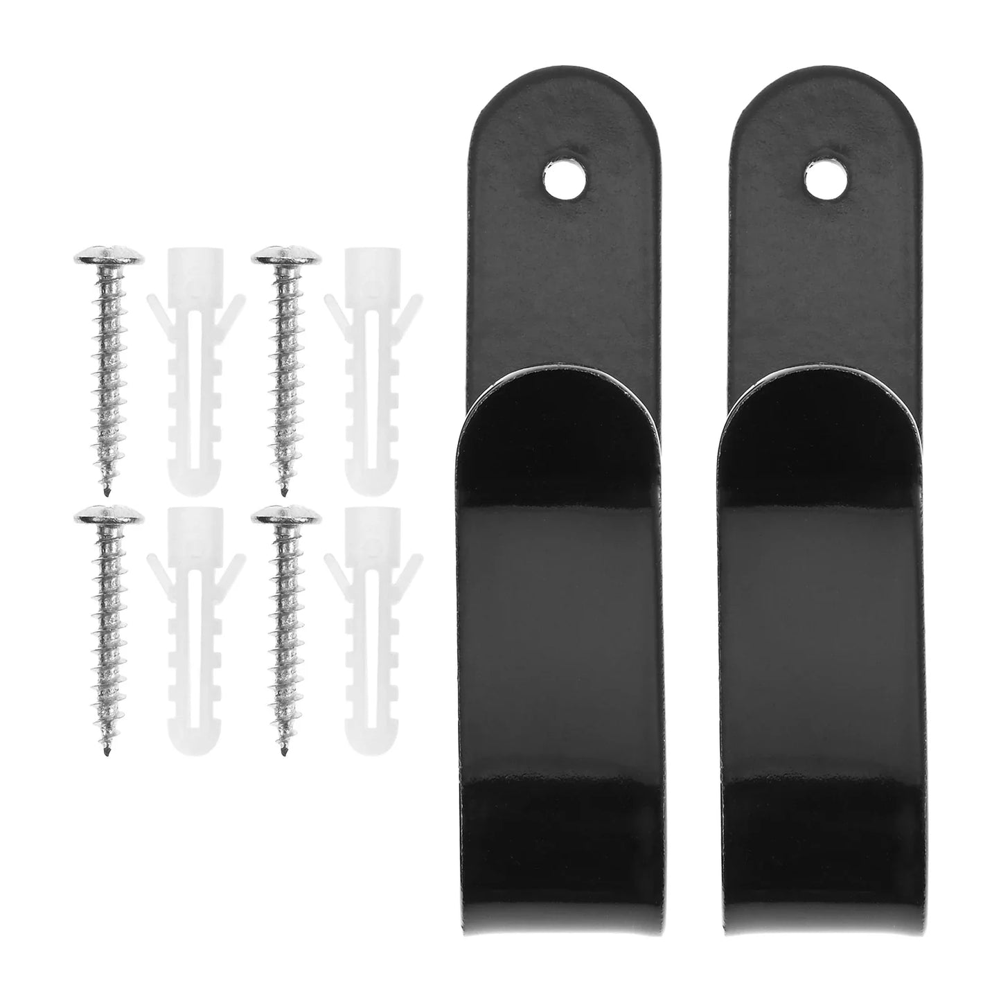 Snowboard Wall Mount Clips – Carbon Steel Set of 2 | Angled