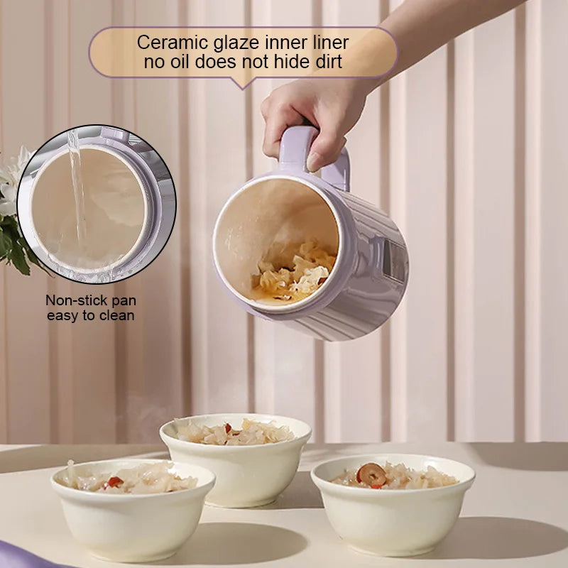 URGGU Automatic Ceramic Electric Stew Pot – Soup & Porridge