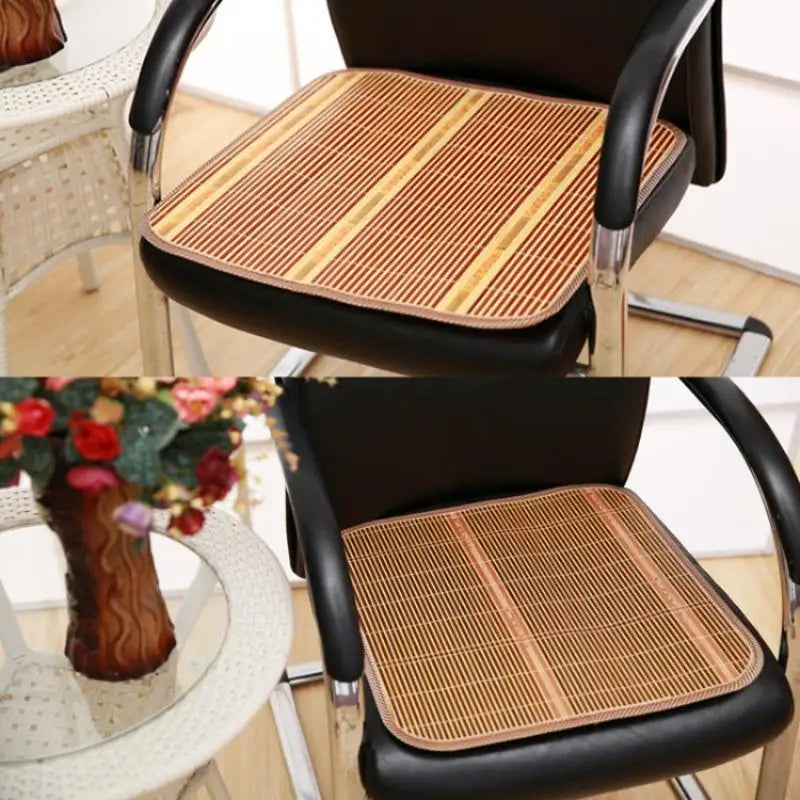 Bamboo Cool Seat Cushion – Breathable Chair Pad Home & Office