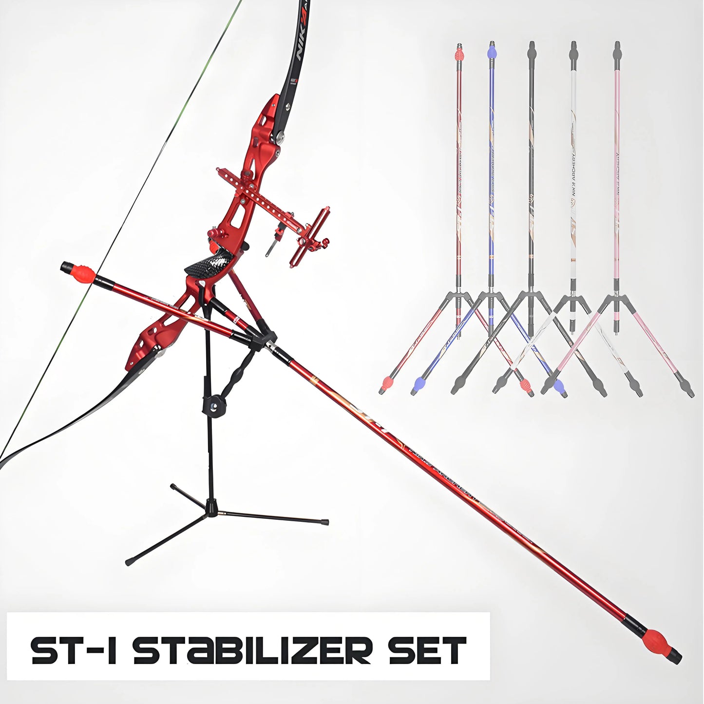 Nika ST-1 Archery Bow Stabilizer Bar 30 12 Carbon Fiber Balance