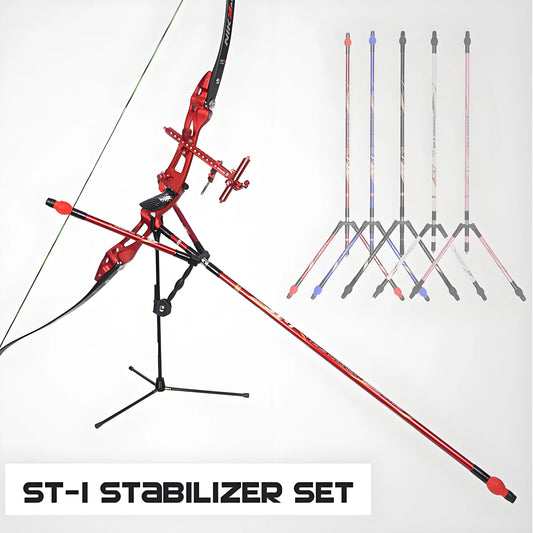 Nika ST-1 Archery Bow Stabilizer Bar 30 12 Carbon Fiber Balance Peaceful Pleasures Health and Wellness white 35V Set