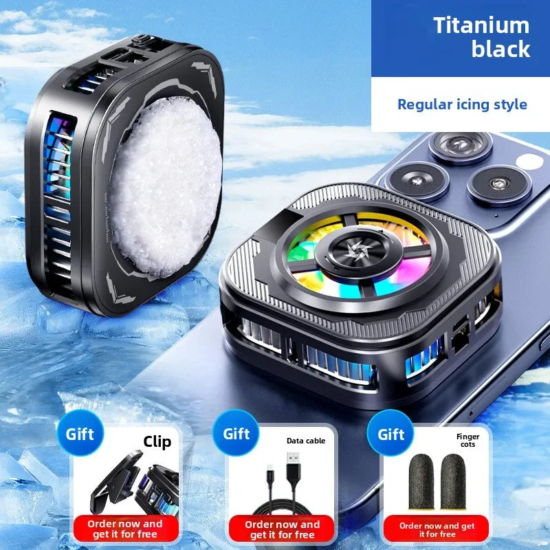 cooling fan for mobile phone cooler for phone gaming cell phone cooler radiator magnetic cell phone game cooler gaming mobile Peaceful Pleasures Health and Wellness No display with clip