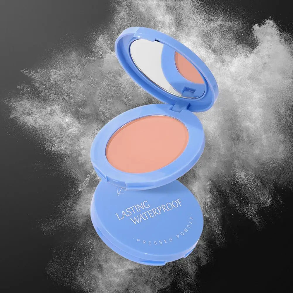 Face Setting Powder Long-Lasting Waterproof Matte Oil Control Compact Powder Concealer Finish Pressed Powder Makeup Peaceful Pleasures Health and Wellness