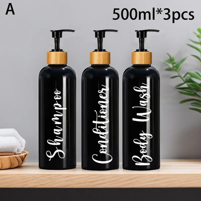 3-Piece Refillable Soap & Lotion Dispenser Set | Bathroom