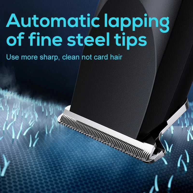 Design of adjustable cutter head with USB charging for electric hair clipper hair and beard trimming Peaceful Pleasures Health and Wellness