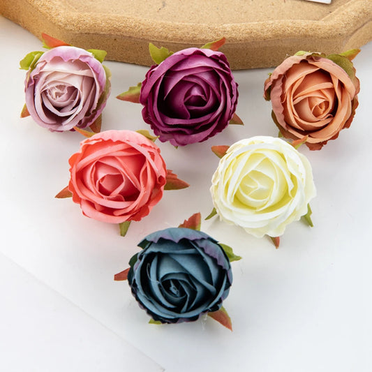Artificial Silk Rose Heads 10/20 Pcs | Wedding & Home Decor Artificial Silk Flowers Peaceful Pleasures Health and Wellness