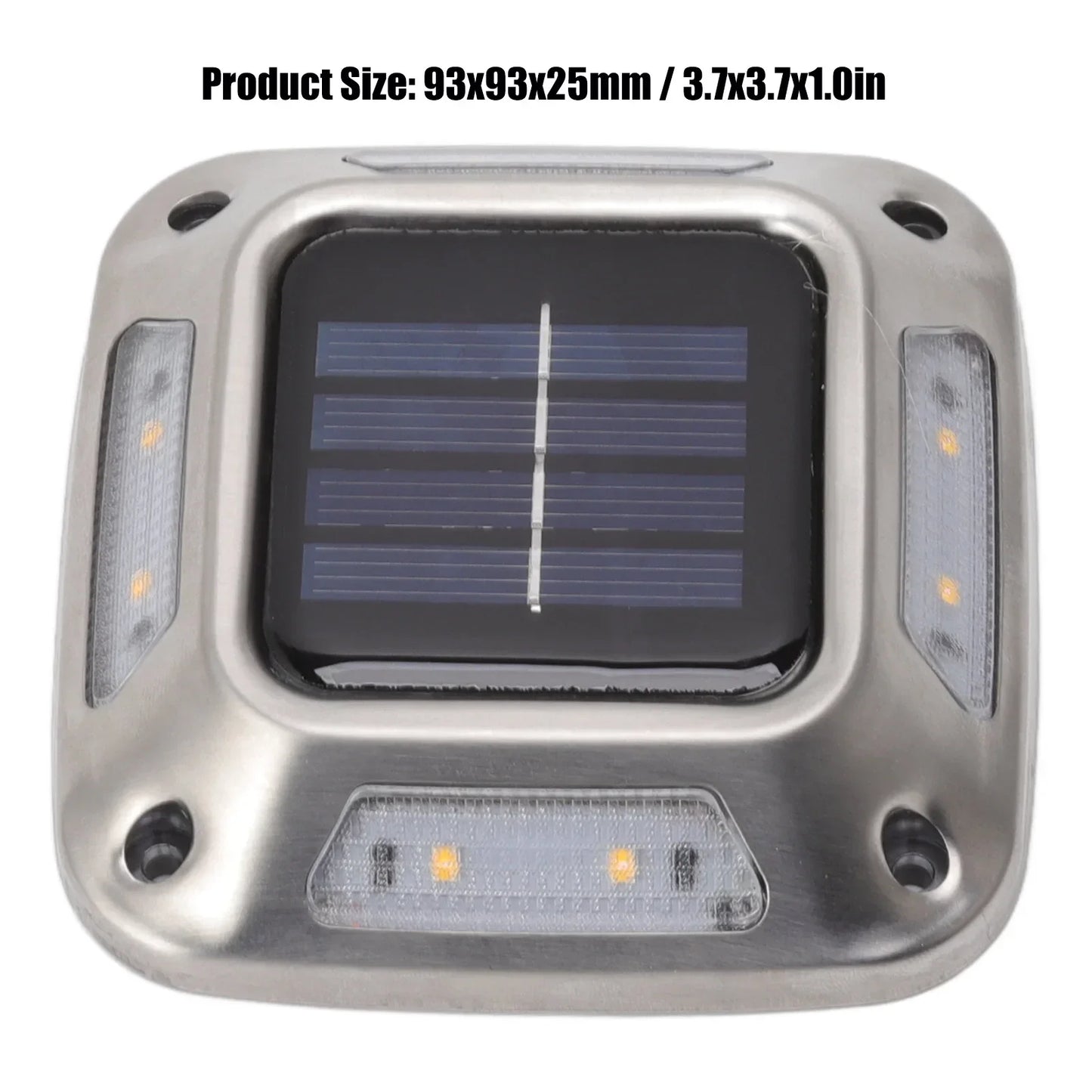 Solar Ground Light – 8 LED Warm Waterproof Outdoor Garden Lamp
