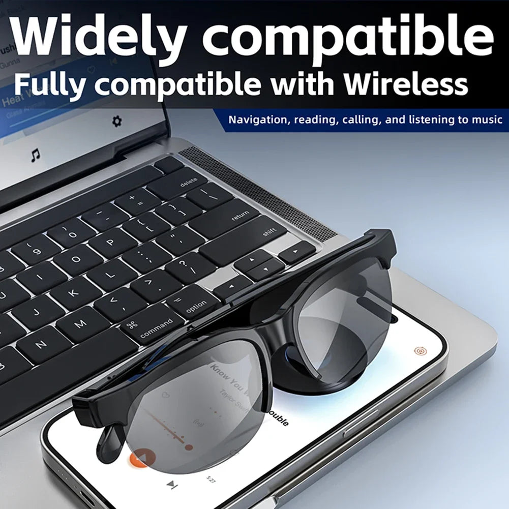 AI Smart Translation Glasses – Bluetooth 5.4, 144 Languages Peaceful Pleasures Health and Wellness