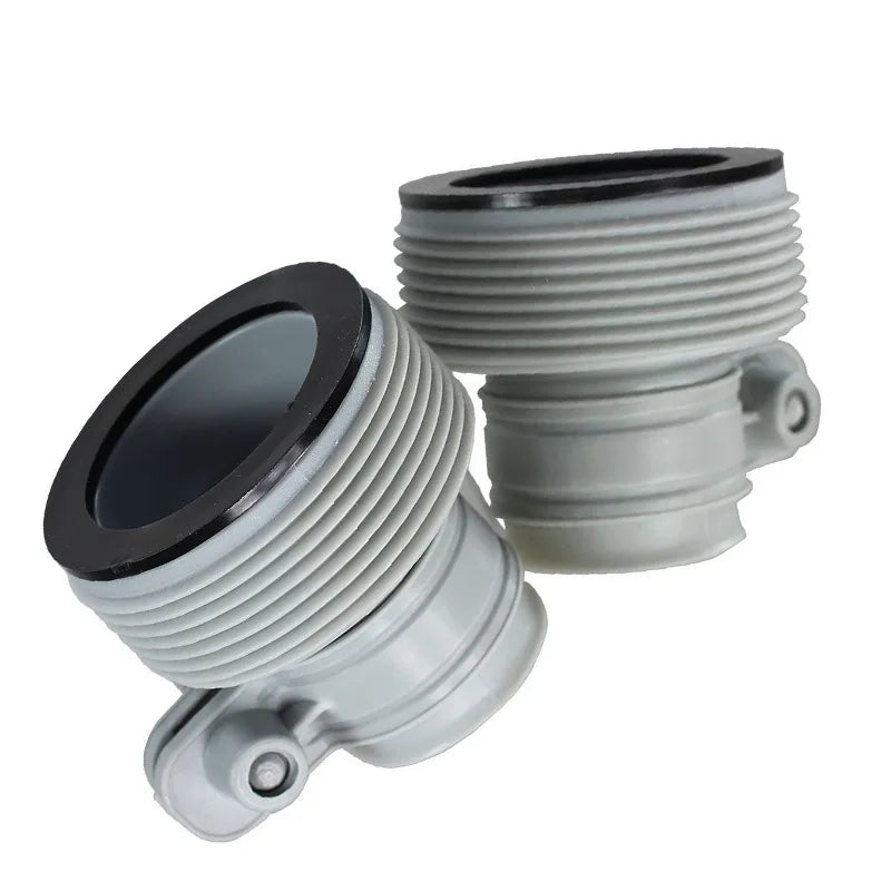 1.5" to 1.25" Pool Hose Adapter with Plunger Valve Collar
