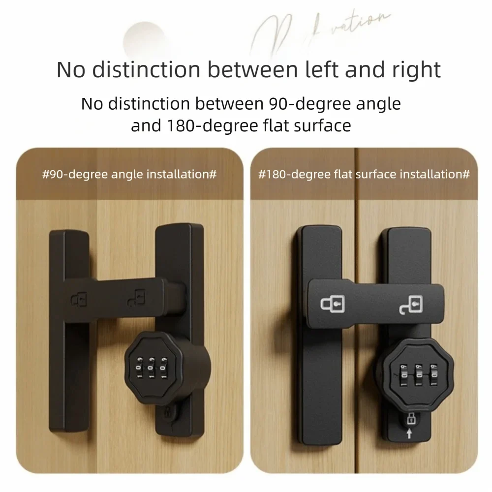 Zinc Alloy Keyless Combination Lock for Sliding & Barn Doors