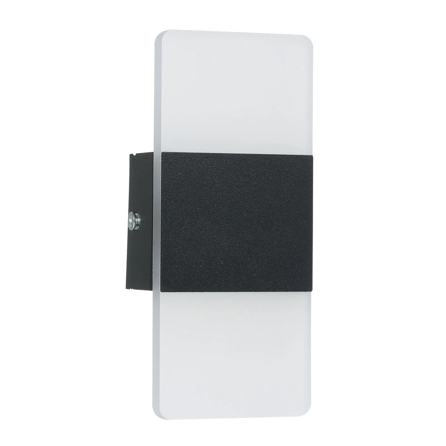 L-ED Wall Lamp Rectangle AC85-265V Bedside Corridor Wall Lamp Home Decorative Aluminum Light Fixture Peaceful Pleasures Health and Wellness WHITE