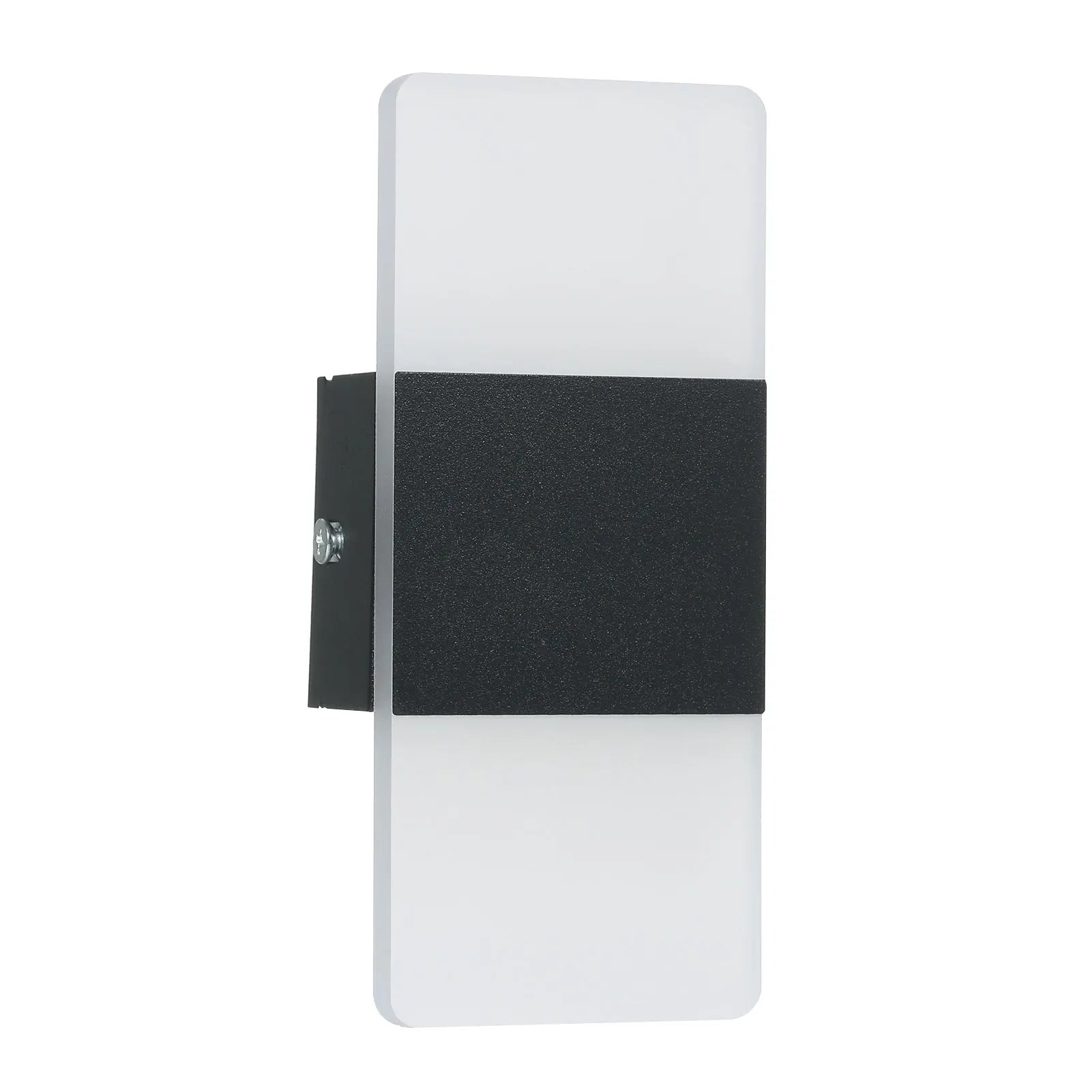 L-ED Wall Lamp Rectangle AC85-265V Bedside Corridor Wall Lamp Home Decorative Aluminum Light Fixture Peaceful Pleasures Health and Wellness WHITE