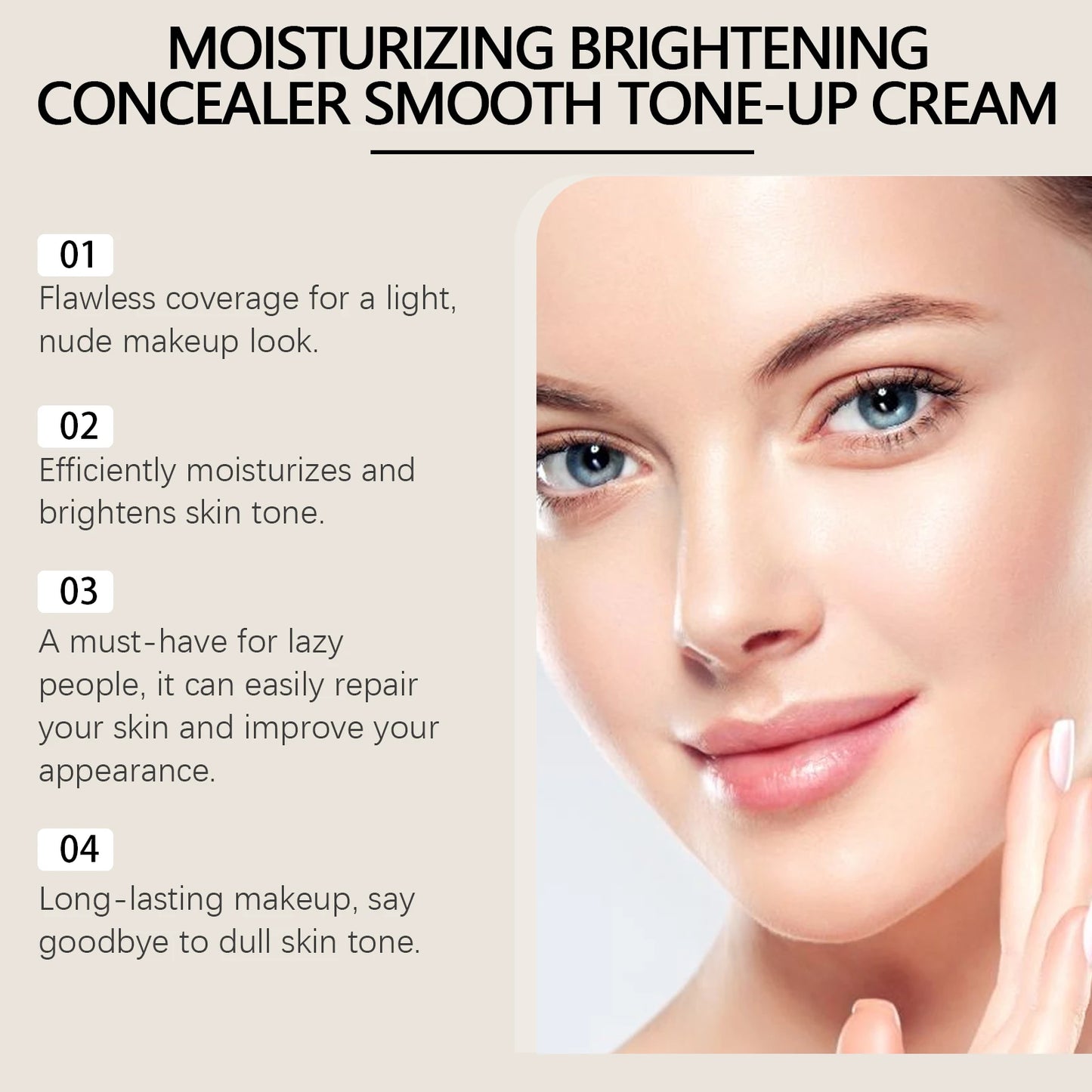 Hoygi Centella Asiatica BB Concealer Cream Full Coverage 50g