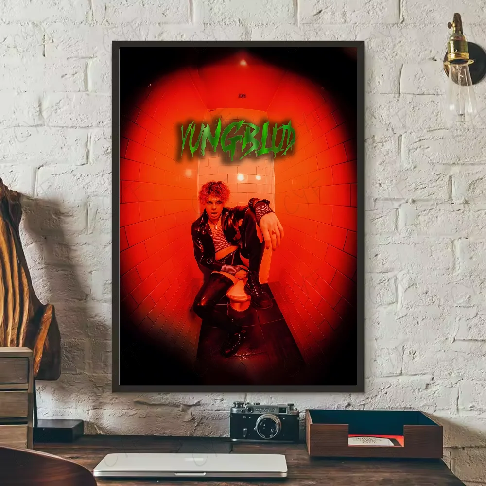 YUNGBLUD Singer Poster – HD Waterproof Sticky Wall Art Decor