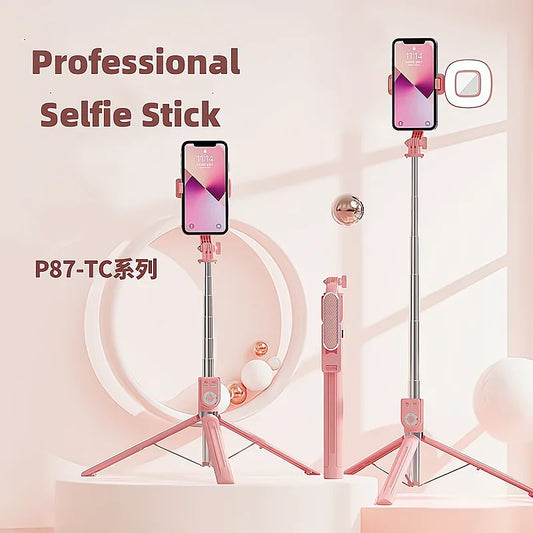 Selfie Stick Tripod 360°/180° Rotating Selfie Stick Phone Holder with Wireless Bluetooth Remote Extendable Tripod Selfie Stick Peaceful Pleasures Health and Wellness