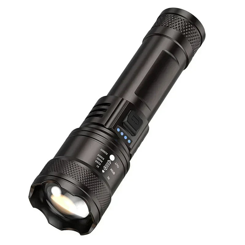 Outdoor Home Patrol Ultra Bright Remote Rechargeable Flashlight Focus Zoom Aurora Gun Illumination Is Very Good Peaceful Pleasures Health and Wellness