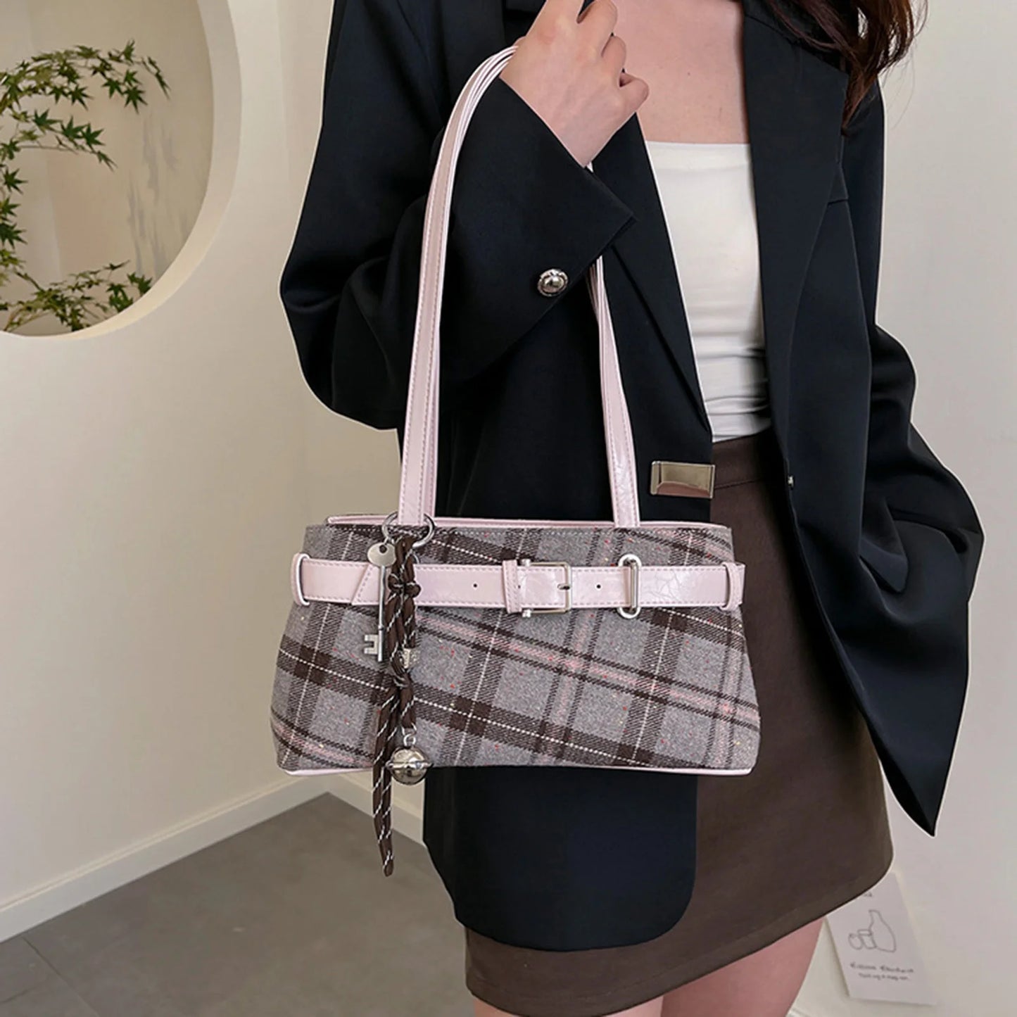 Tote Bag for Women Vintage Style Shoulder Bag Large Capacity Work Commute Handbag for Women Daily Travel School Use Peaceful Pleasures Health and Wellness