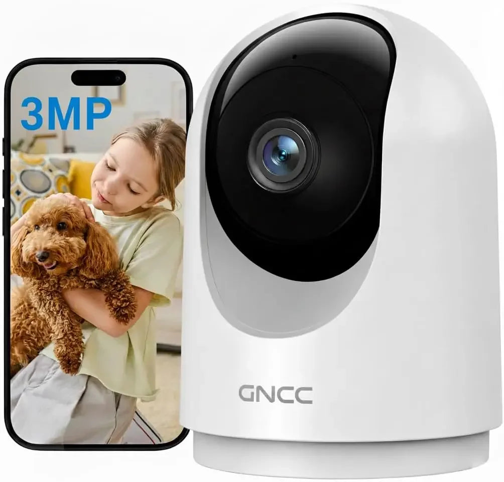 2K Indoor Security Camera with Motion Detection, Night Vision, Two-Way Audio, and Alexa/Google Home Compatibility Peaceful Pleasures Health and Wellness United States