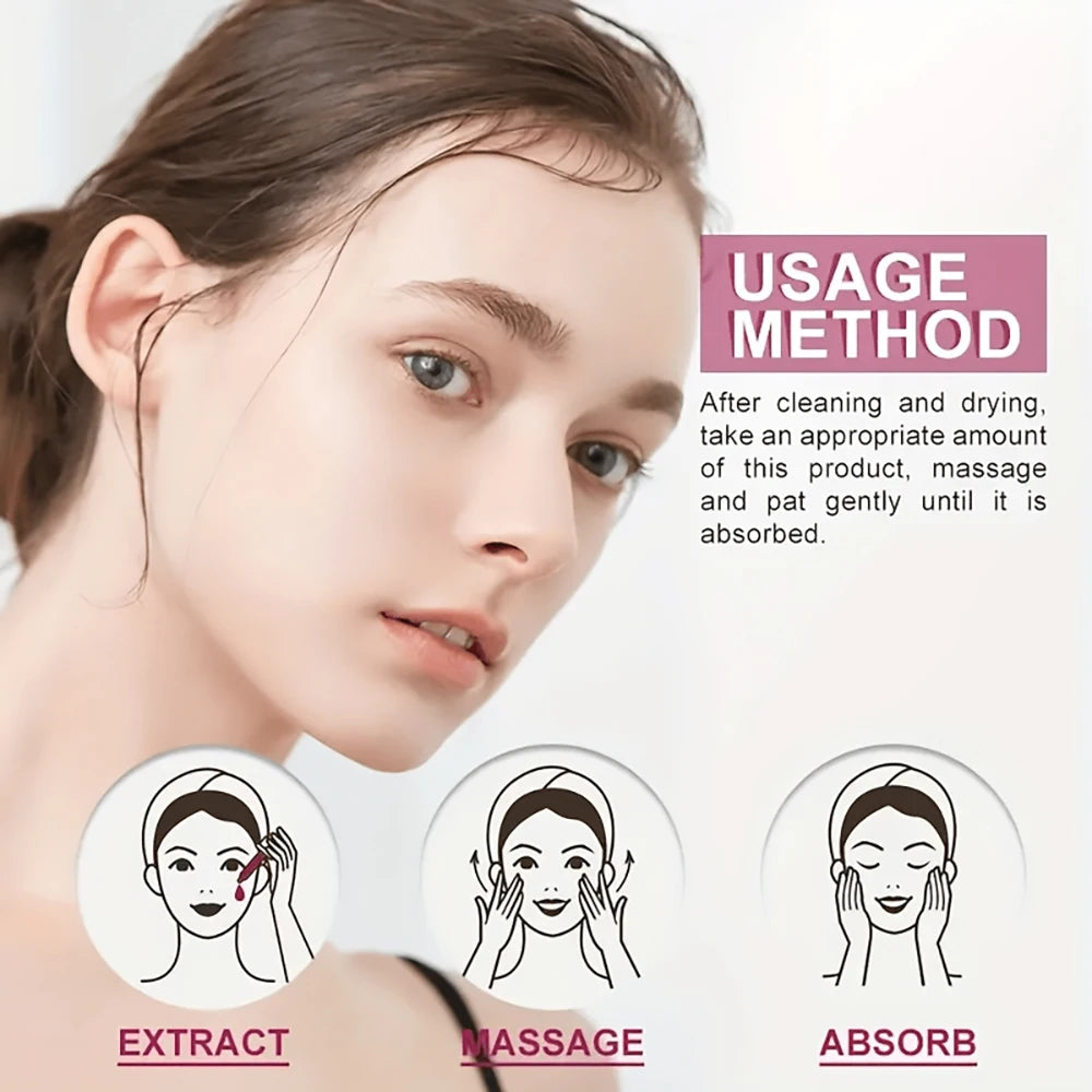 GARN Nier Pink Serum Sakura Glow 30x Hyaluronic Booster Moisturizing Serum Firming Skin Fine Lines Skin Facial Care Serum Peaceful Pleasures Health and Wellness
