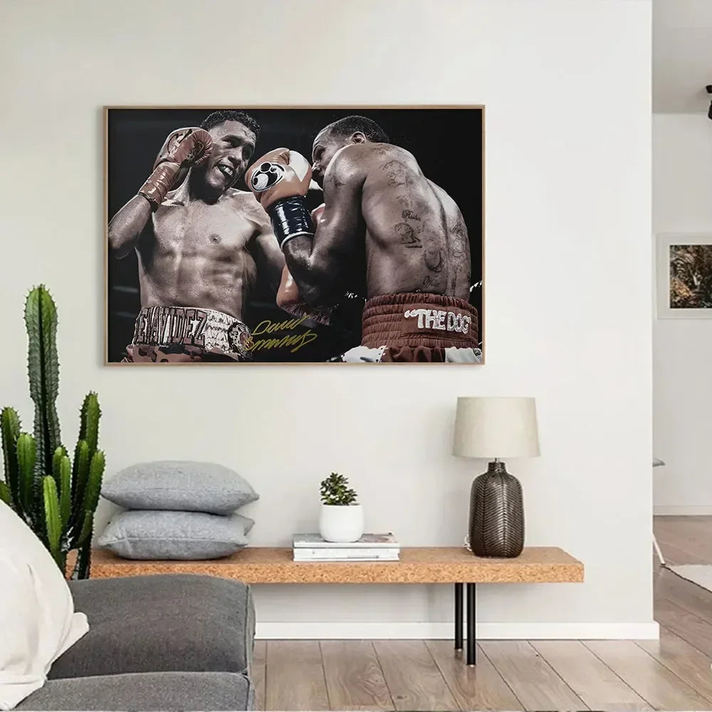 Boxing Canvas Wall Art – McGregor, Pettis & Benavidez Print Canvas Wall Art Peaceful Pleasures Health and Wellness