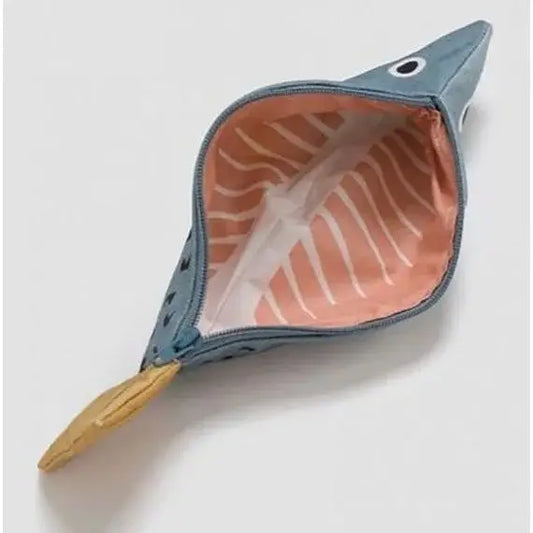 Small Fish Grouper Storage Bag Versatile and Funny Creative Storage Bag Epinephelus Pencil Case Peaceful Pleasures Health and Wellness