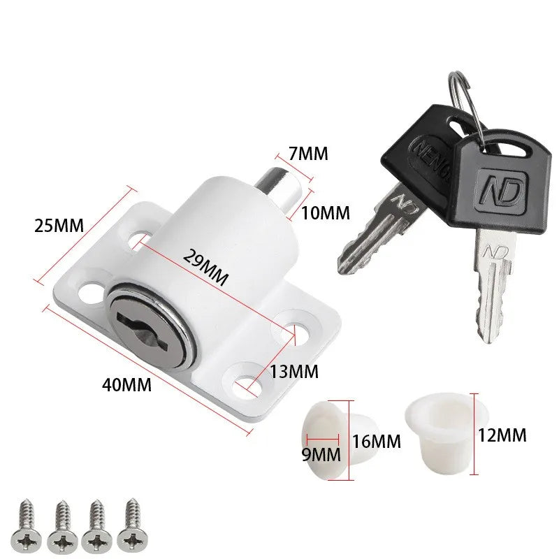 Adjustable Sliding Window Lock with Key – Child & Pet Safety