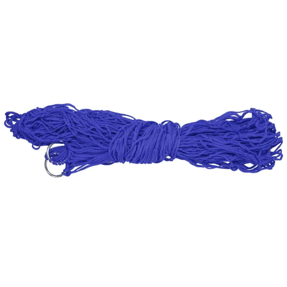 Colorful Nylon Mesh Double Hammock for Camping & Outdoor Use