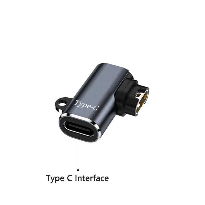 Type C/Micro/IOS USB to 4pin Charger Adapter Connector for Garmin Fenix 7/6/5/7X/6X/5X/ Venu 2 plus Watch Charging Converter Peaceful Pleasures Health and Wellness T5