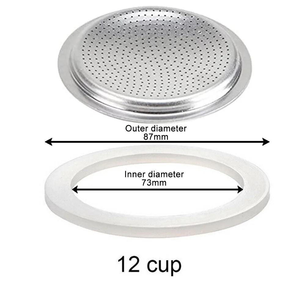Replacement Gasket Seal Coffee Espresso Moka Stove Pot Silicone Ring