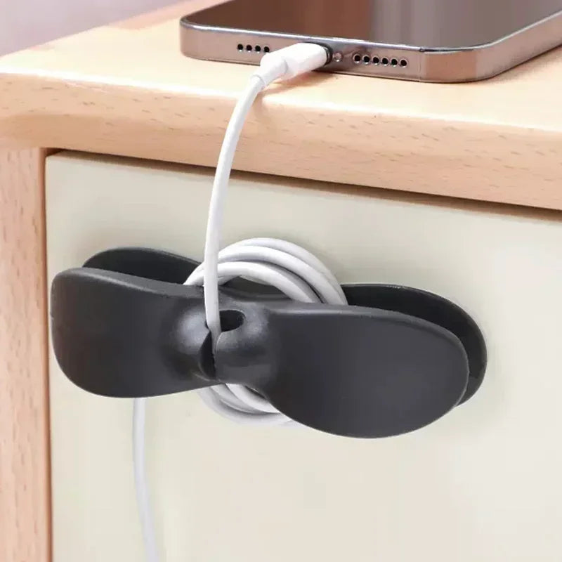Silicone Cable Winder Cord Organizer Clips for Kitchen 3/6 Pcs