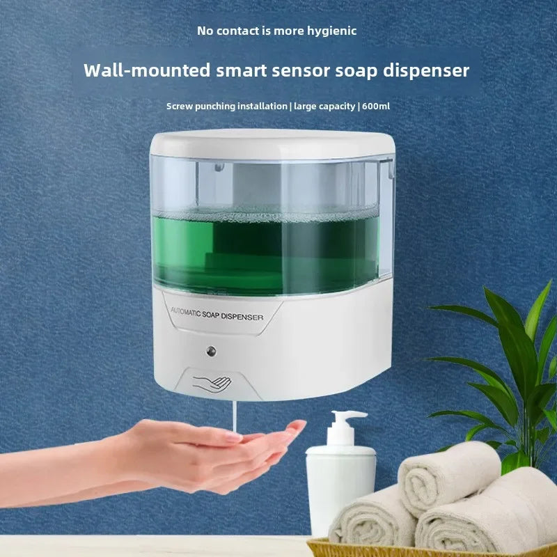 Dishwasher Detergent Dispenser Automatic Touchless Induction Hand Soap Liquid Soap Holder Soap Dispenser Equipped With 2 screws Peaceful Pleasures Health and Wellness