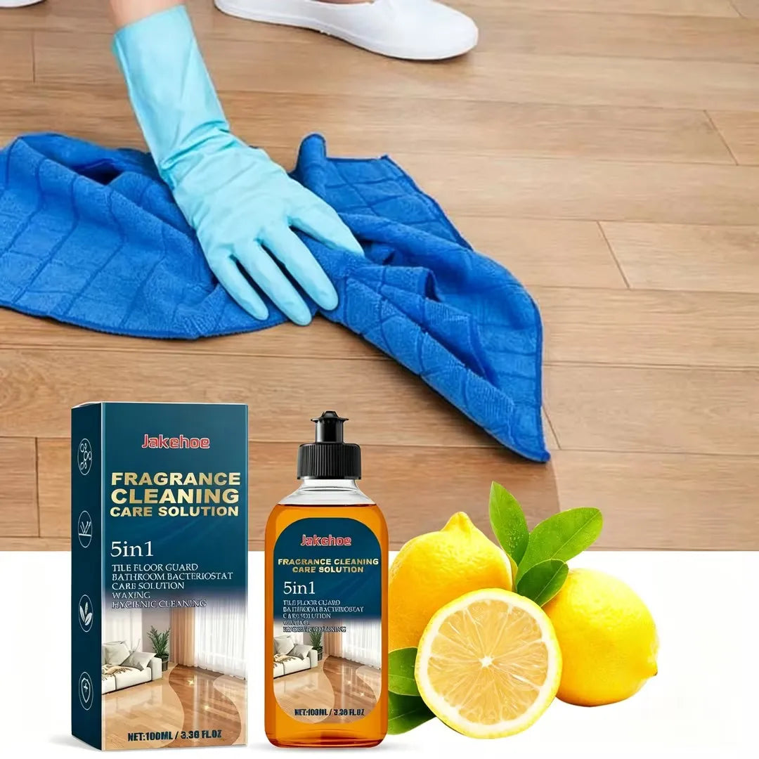 Jakehoe 5-in-1 Floor Cleaner Liquid – Polish, Protect & Freshen