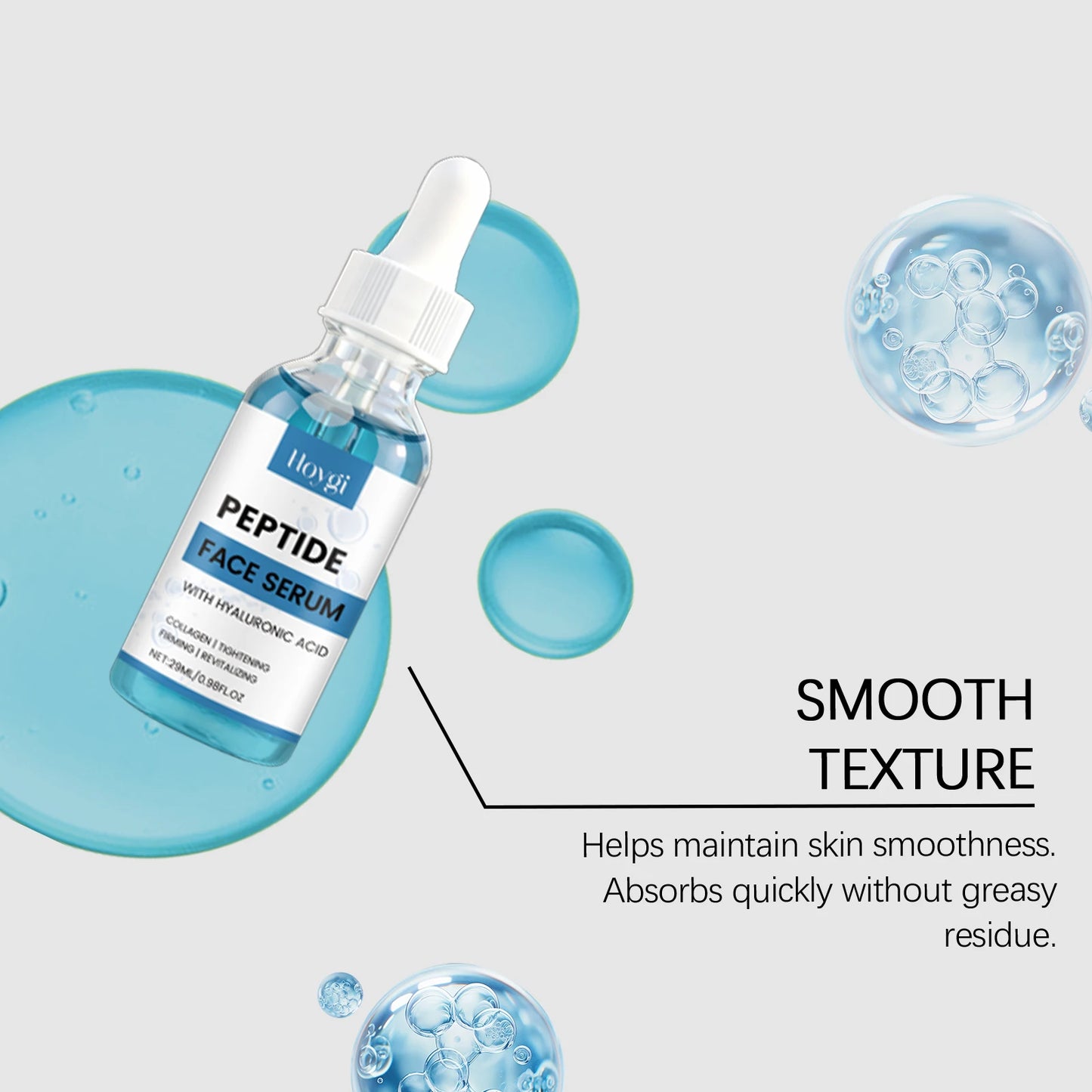 Korean Copper Peptide Serum – Hyaluronic Acid & Collagen 29ml