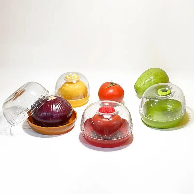 1/4 pcs Hot Sale Fruit Vegetable Fresh box Mini Food Preservation Refrigerator Storage box Vegetable Tray Vegetable Storage Box Peaceful Pleasures Health and Wellness