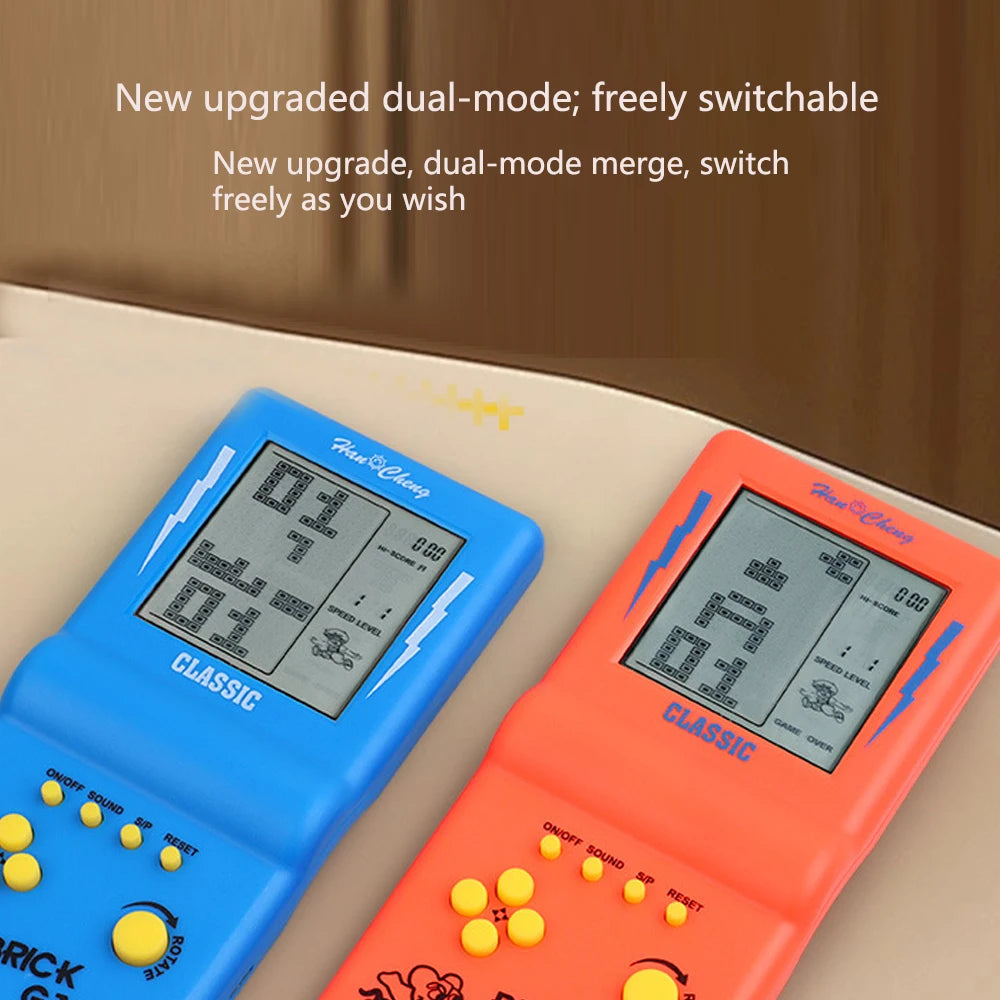 Large Screen Tetris Games Console Retro Nostalgic Classic Handheld Games Console Electronic Toys Retro Handheld Games Player New Peaceful Pleasures Health and Wellness