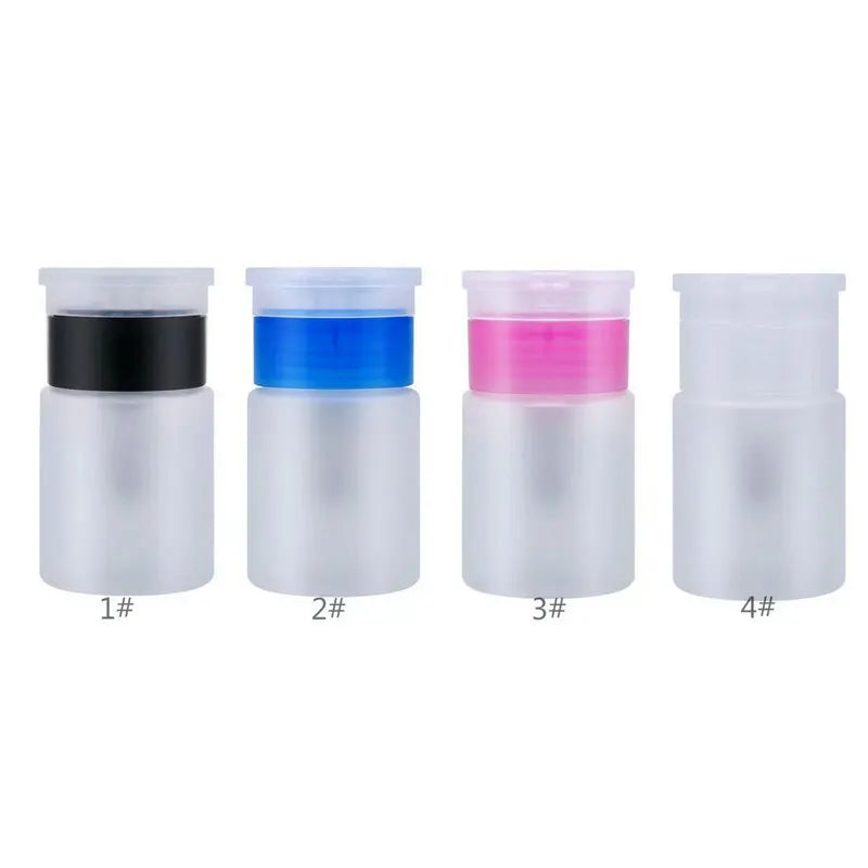 Refillable Press Pump Dispenser Bottle | Nail Remover 60/150ml