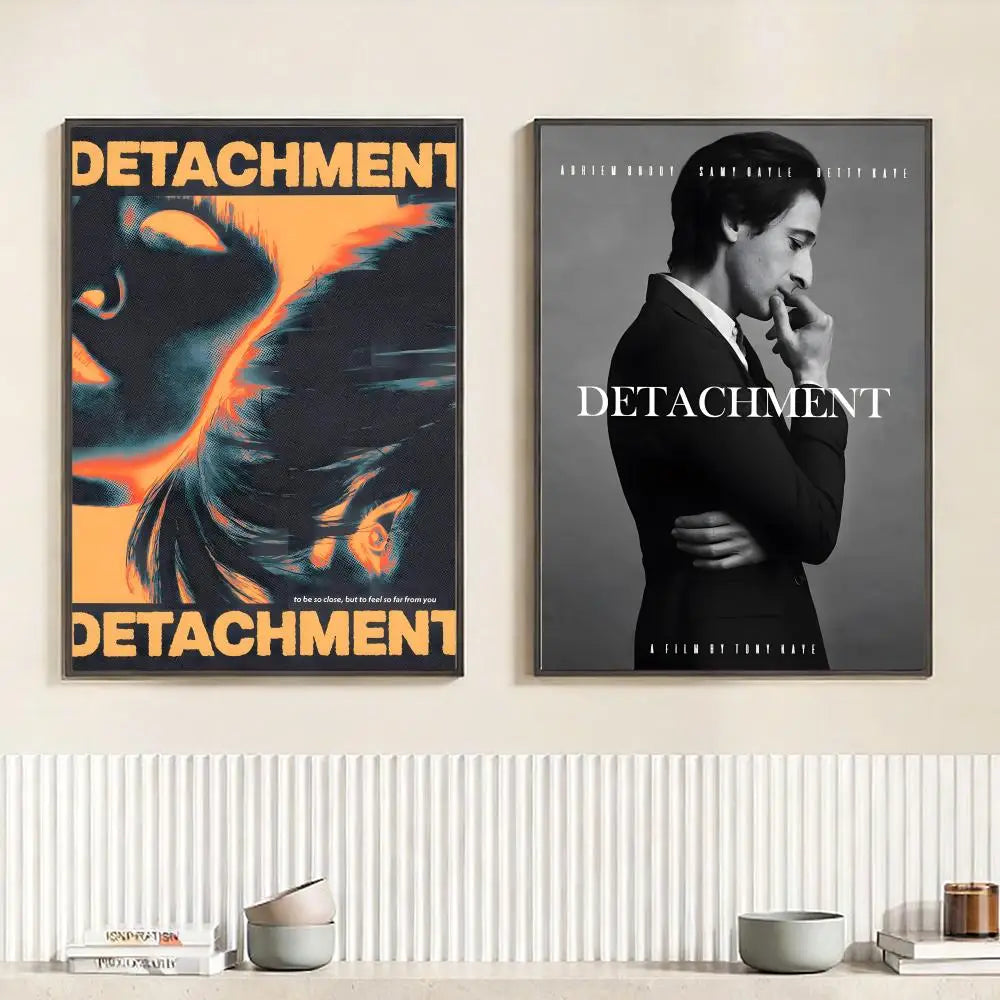 Movie D-Detachment Poster HD Self Adhesive Waterproof Wall Art Ideal for Home Office Dorm Bedroom Great Gift Peaceful Pleasures Health and Wellness