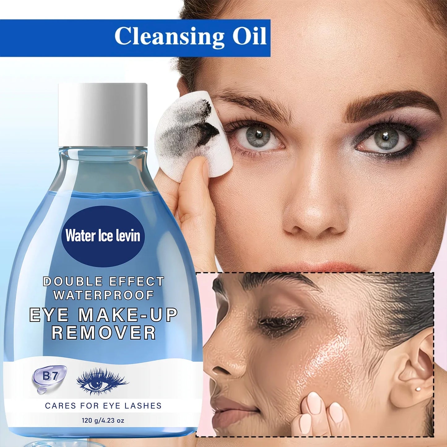 Double Effect Eye Makeup Remover – B7 & Collagen, Waterproof