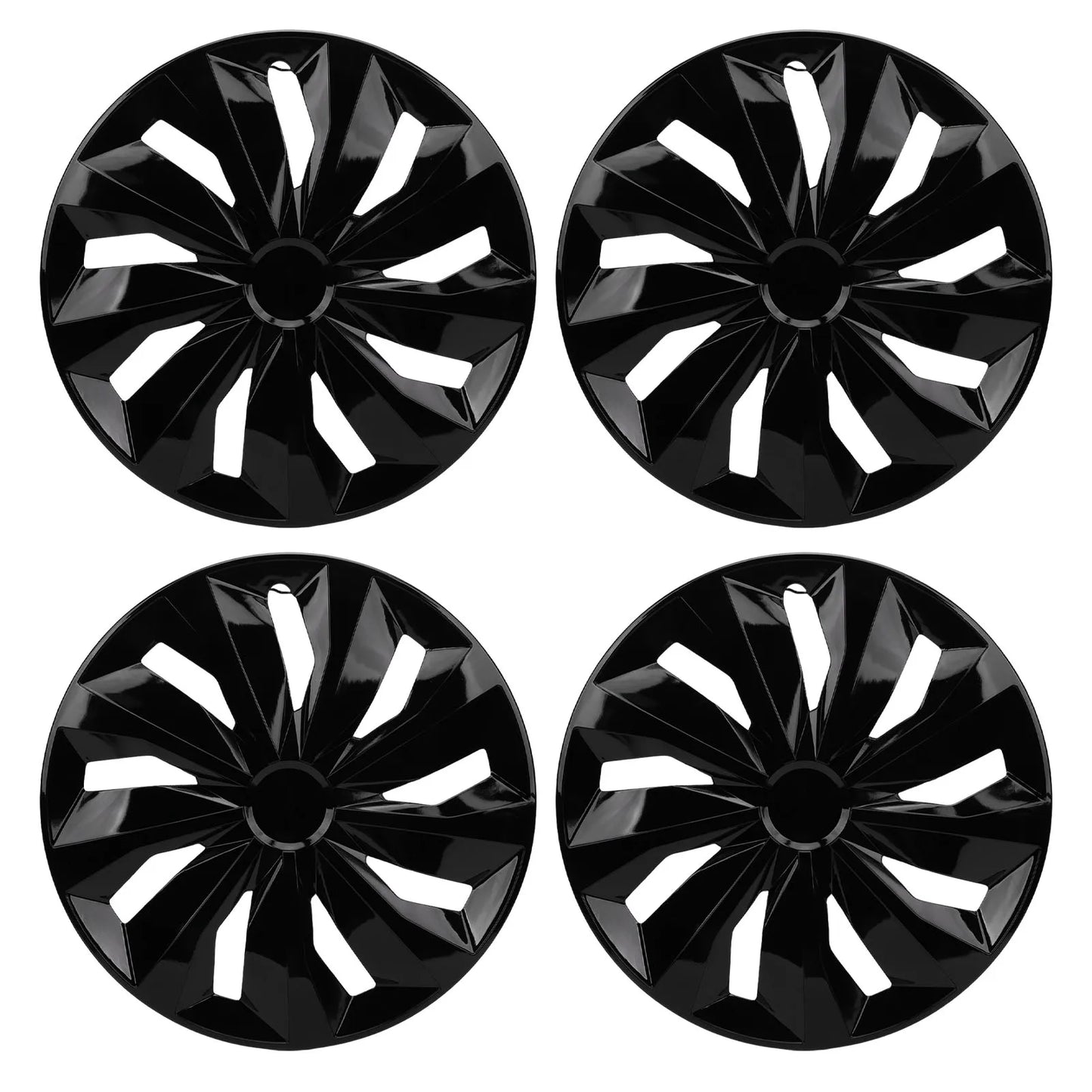 17 Inch Hubcaps Set of 4 | Universal ABS R17 Clip-On Wheel Covers
