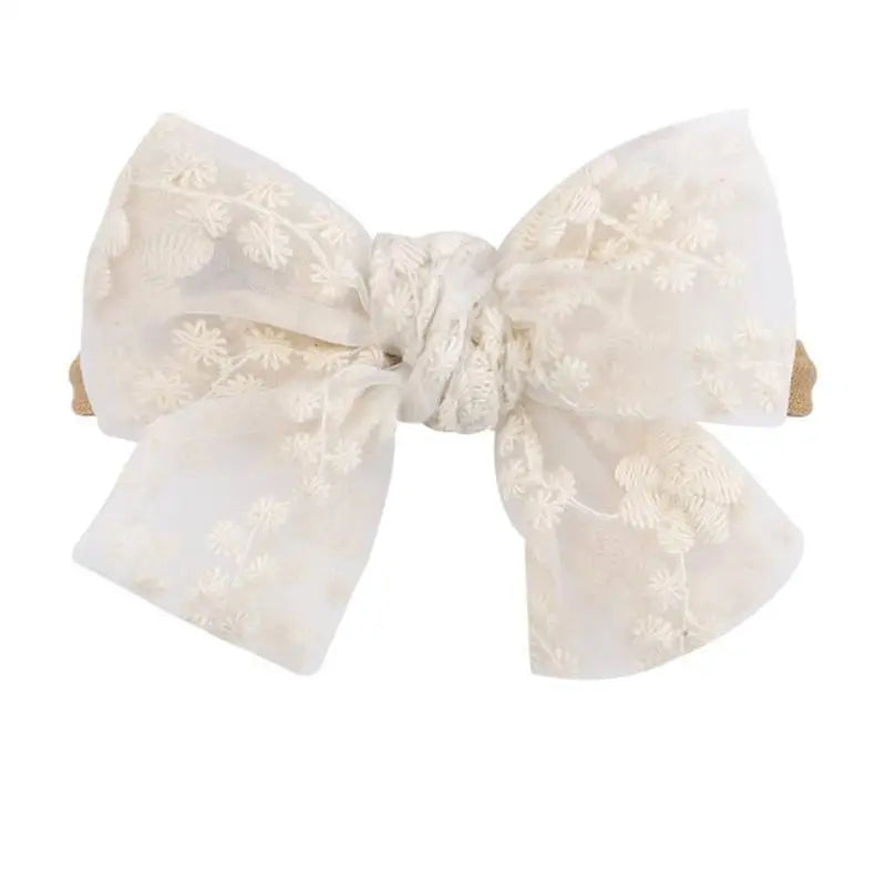 Baby Bowknot Headband | Soft Cotton Photo Prop 0–24 Months