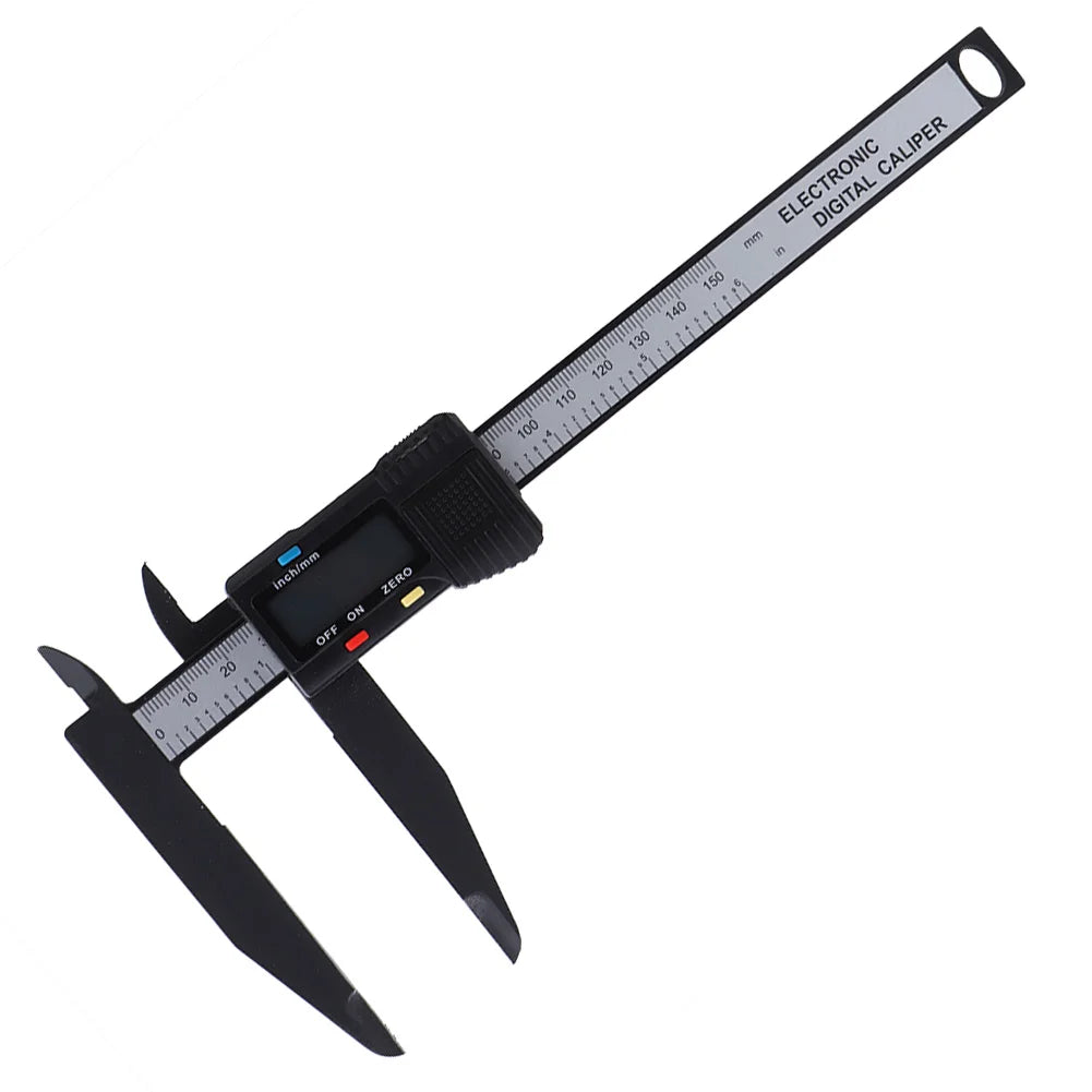 150mm/300mm Digital Electronic Caliper Carbon Ruler with Long Jaw Measuring Tool Electronic Caliper Ruler Measuring Tool Caliper Peaceful Pleasures Health and Wellness