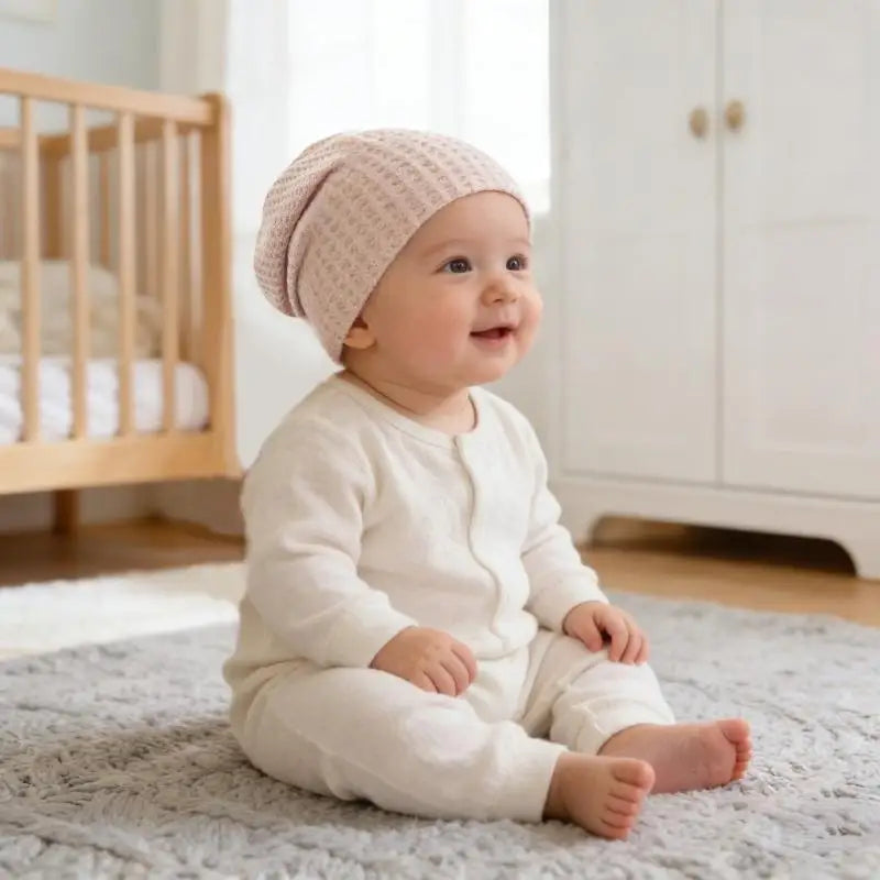 Newborn Baby Bonnet Fetal Hat | Soft Knit Cap 0–6 Months