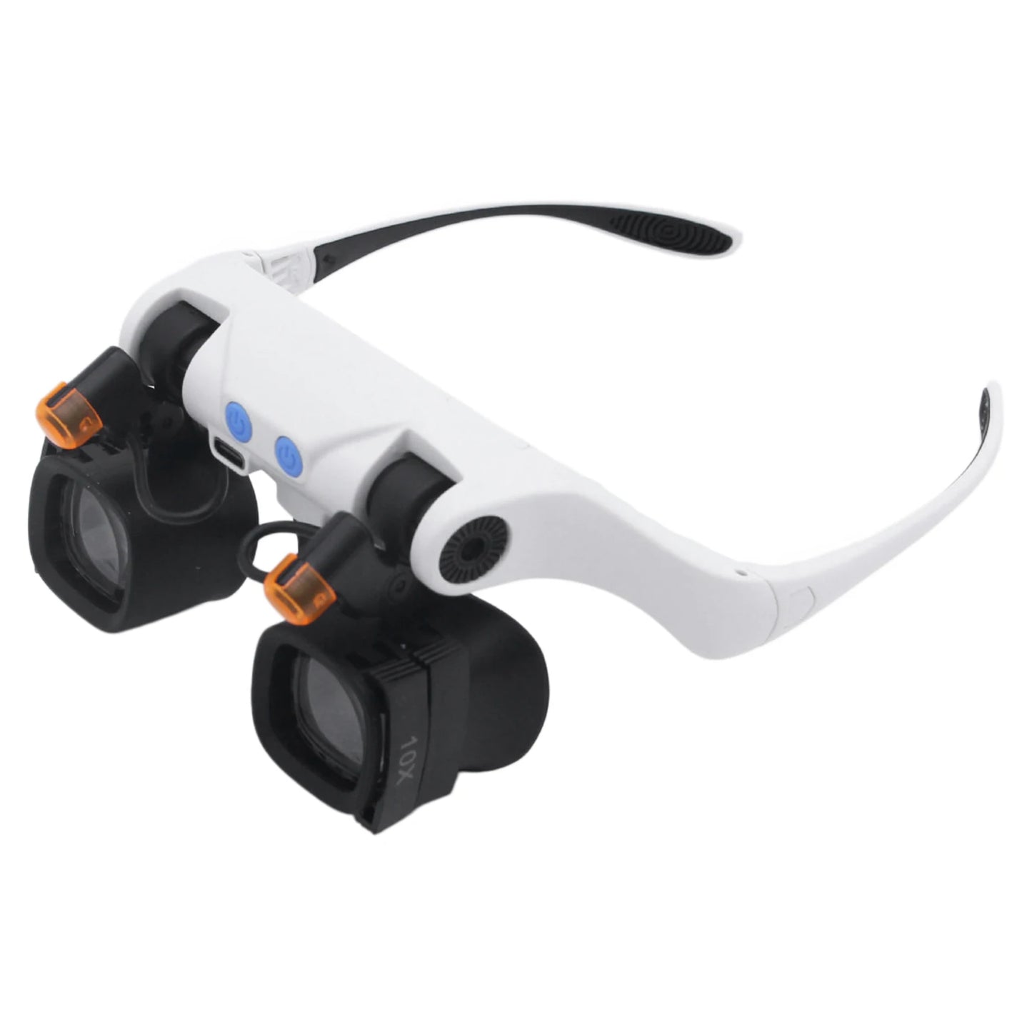 Headband Magnifying Glasses with 10 Interchangeable Lenses Headband Magnifier 2X 4X 6X 10X 13X for Watch Repair Jewelry Work Peaceful Pleasures Health and Wellness